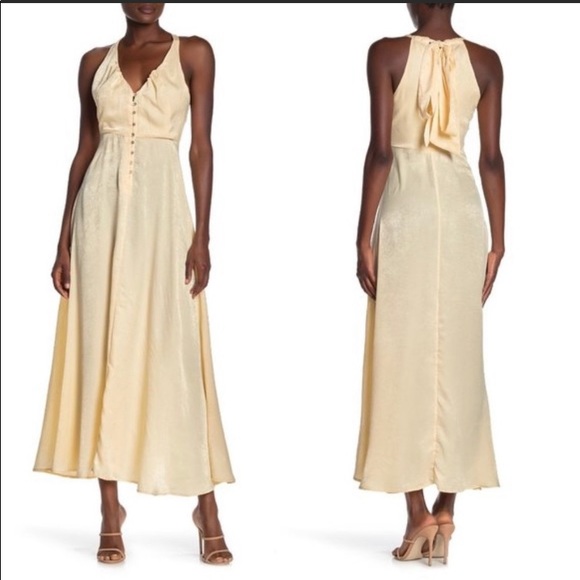 Free People Olivia Satin Dress - Picture 1 of 4
